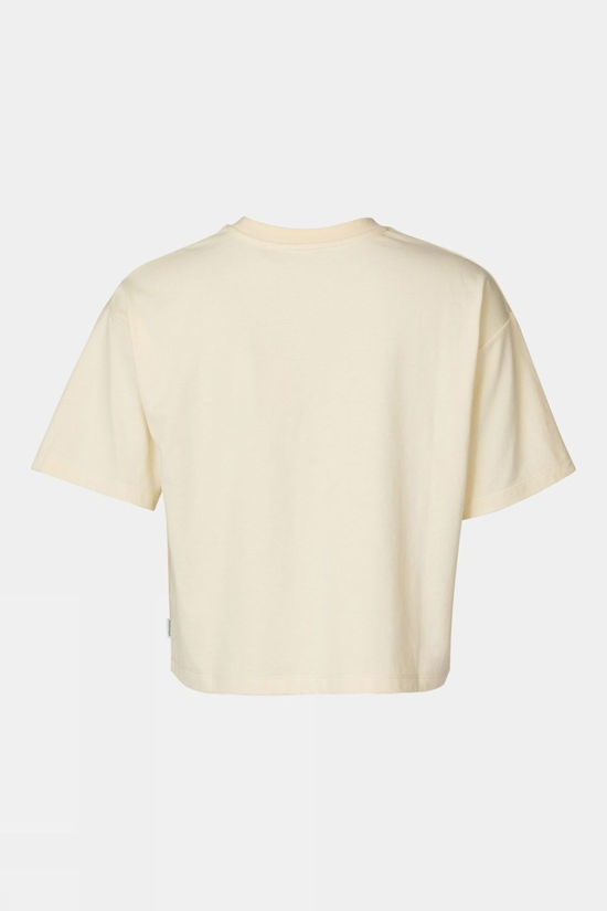 Womens Cropped Mini Embroidery T-Shirt