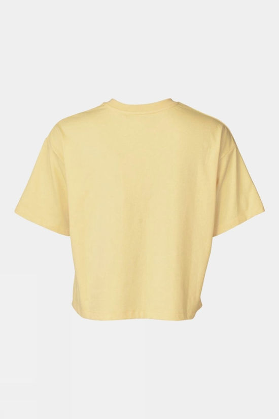 Womens Cropped Mini Embroidery T-Shirt