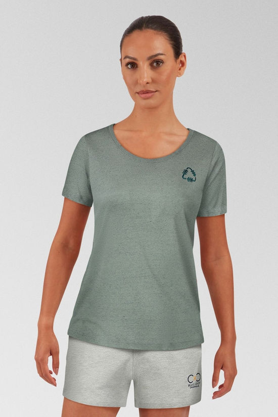 Womens Denimcel Melange Tee