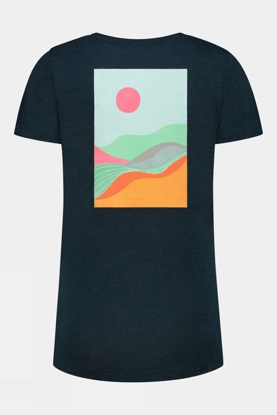 Womens Denimcel Melange Tee