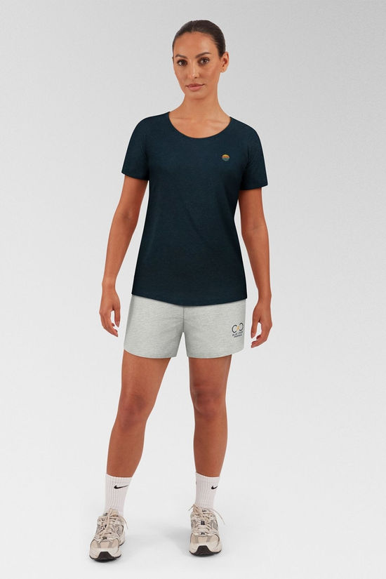 Womens Denimcel Melange Tee