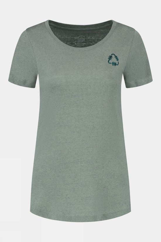 Womens Denimcel Melange Tee