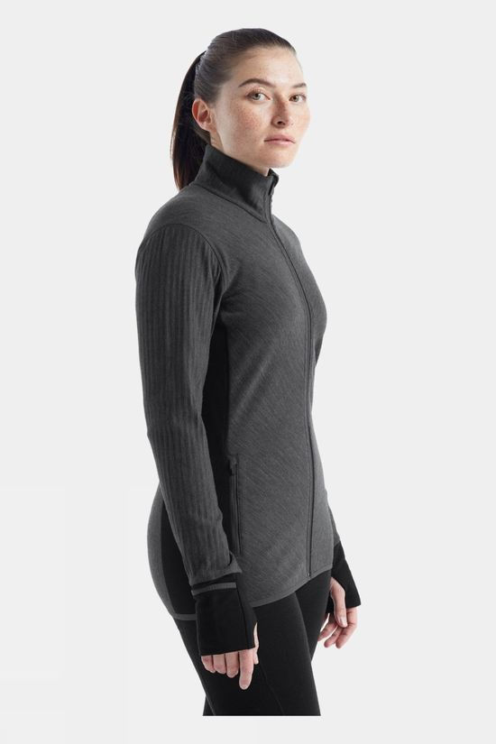 Womens Descender Long Sleeve Zip Top
