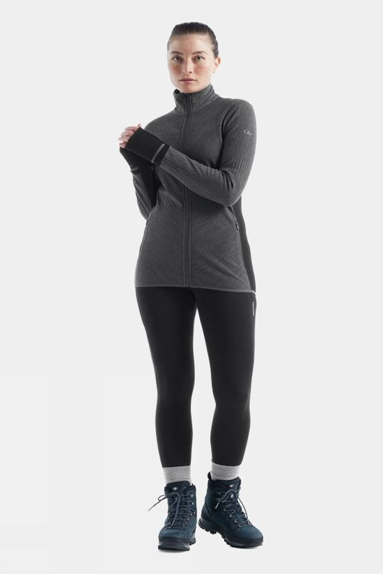 Womens Descender Long Sleeve Zip Top