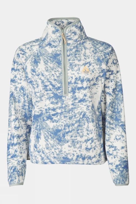 Womens Estate Printed Half Zip Fleece