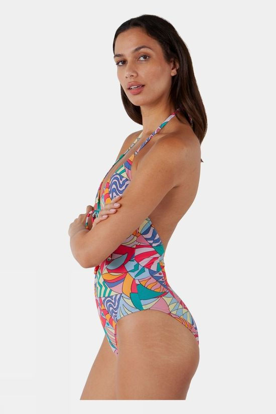 Womens Flinder Halter One Piece Swimsuit