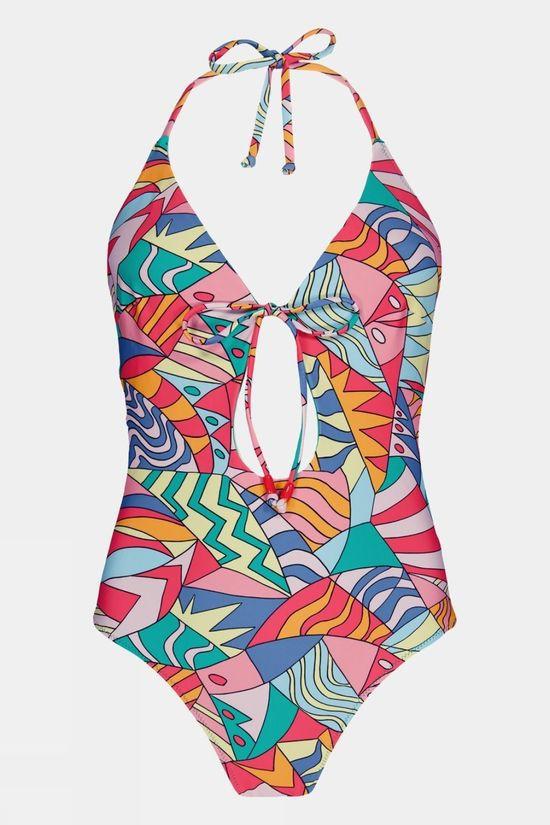 Womens Flinder Halter One Piece Swimsuit
