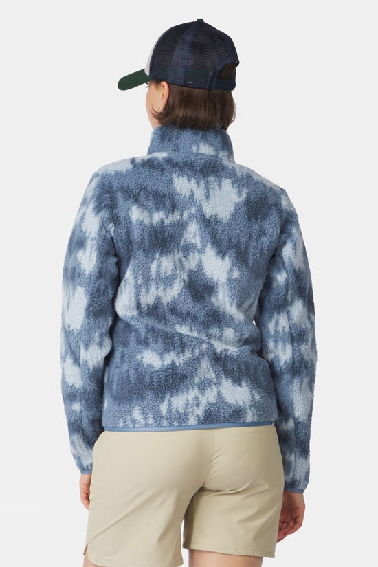 Womens Flynn Printed Half Zip Fleece