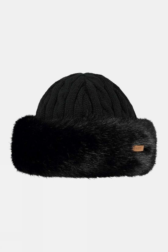 Womens Fur Cable Bandhat Beanie