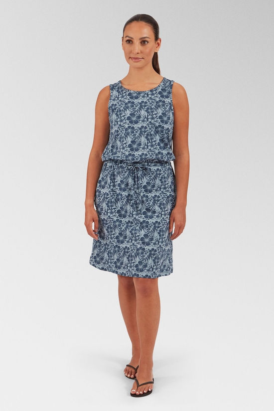 Womens Hibiscus Bauhaus Dress