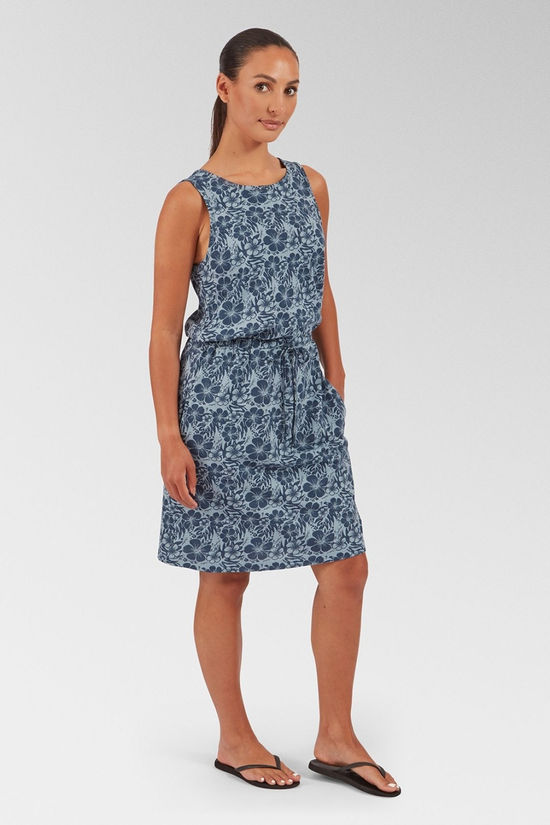 Womens Hibiscus Bauhaus Dress