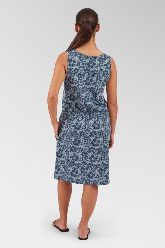 Womens Hibiscus Bauhaus Dress