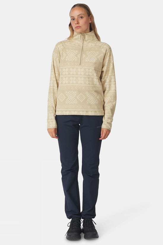 Womens Inverno Printed Half Zip Fleece