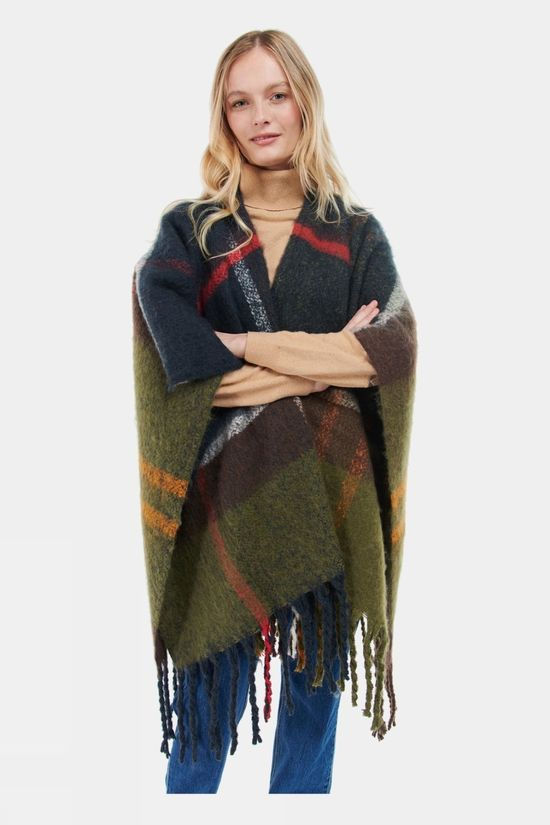 Womens Isla Boucle Serape Wrap