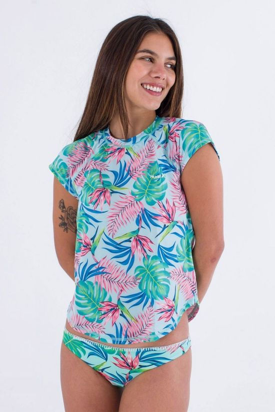 Womens Java Tropical Swim Top
