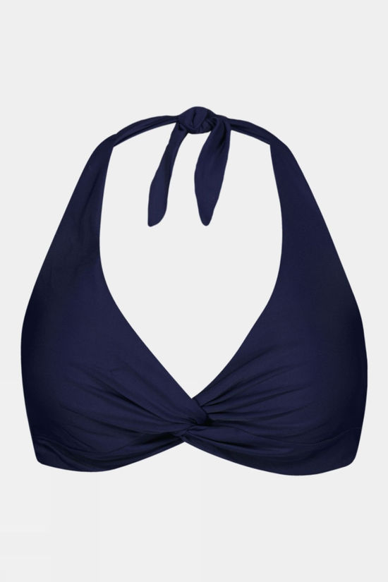 Womens Kelli Cross Halter Bikini Top