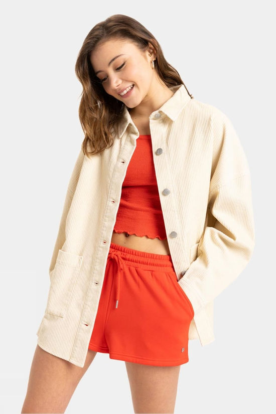 Womens Kick Back Cord Shirt Jacket