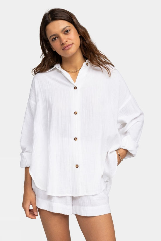 Womens Morning Time Long Sleeve Shirt