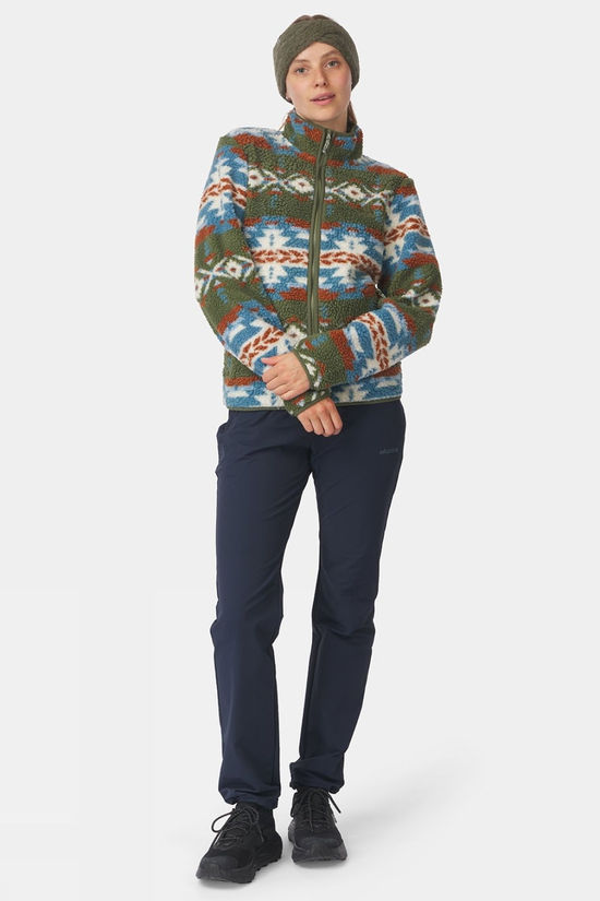 Womens Peniche Jaquard Full Zip Fleece