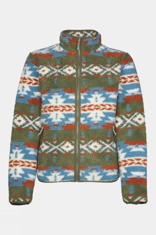 Womens Peniche Jaquard Full Zip Fleece