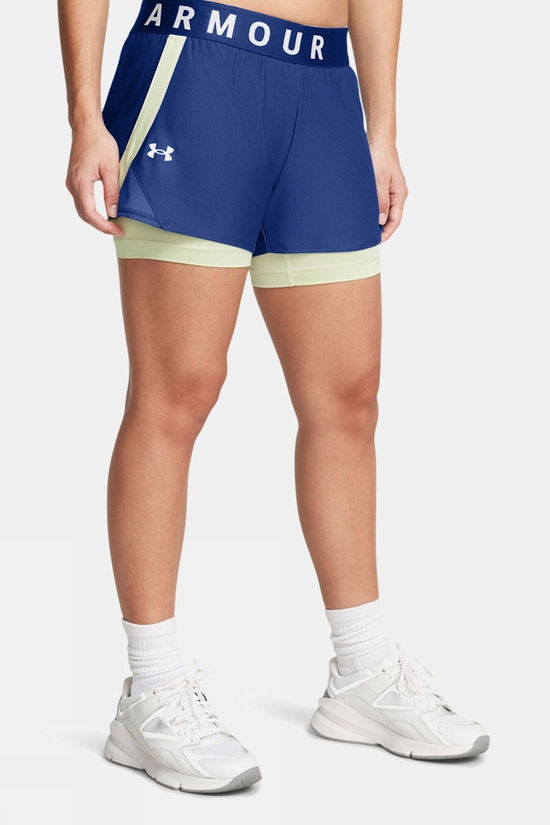Womens Play Up 2-In-1 Running Shorts