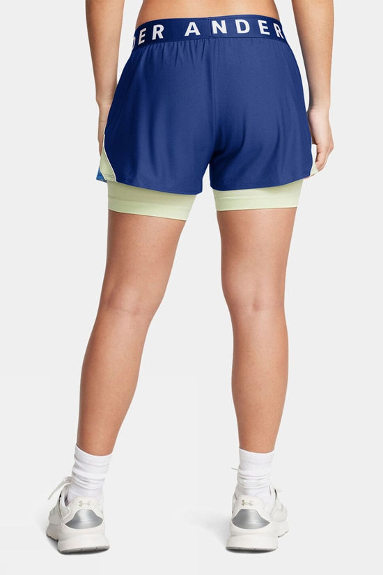 Womens Play Up 2-In-1 Running Shorts