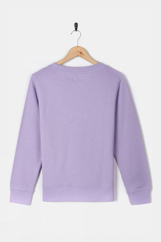 Womens Poster Stripe Crew Sweatshirt