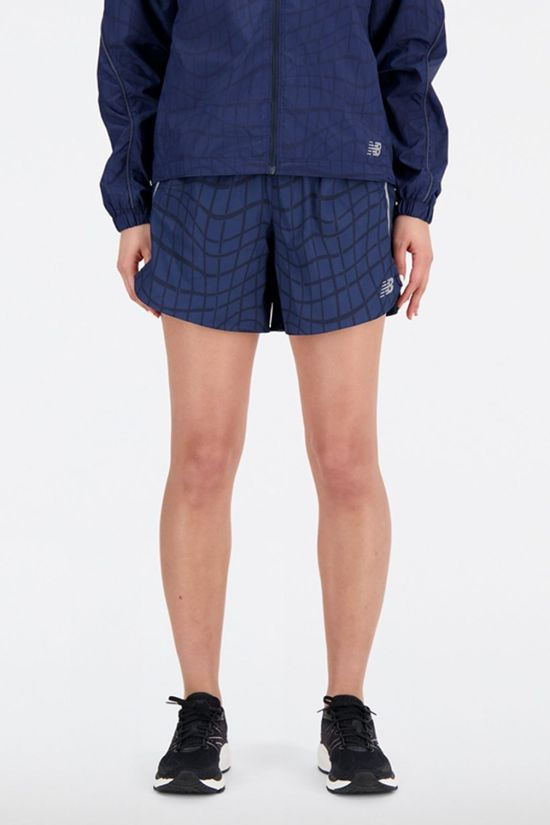 Womens Printed Impact Run 5" Shorts