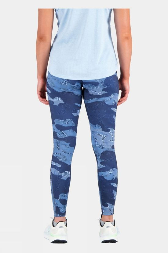 Womens Printed Impact Run Tights