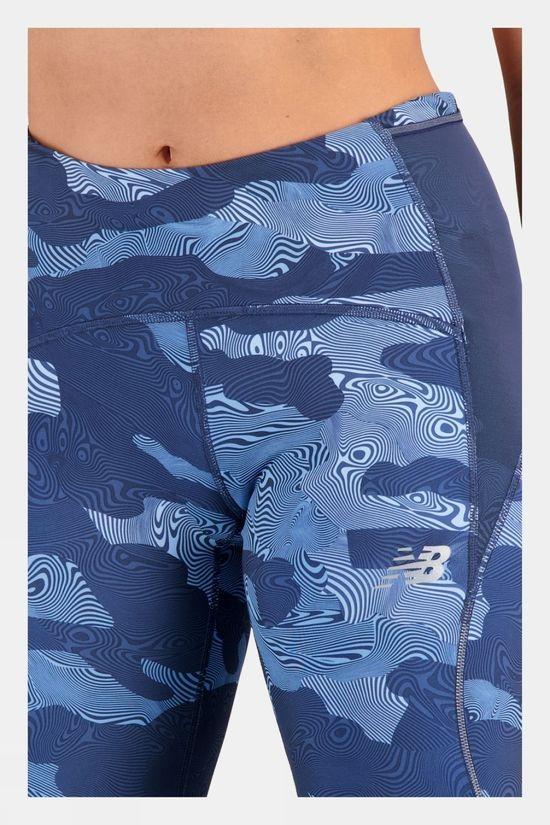 Womens Printed Impact Run Tights
