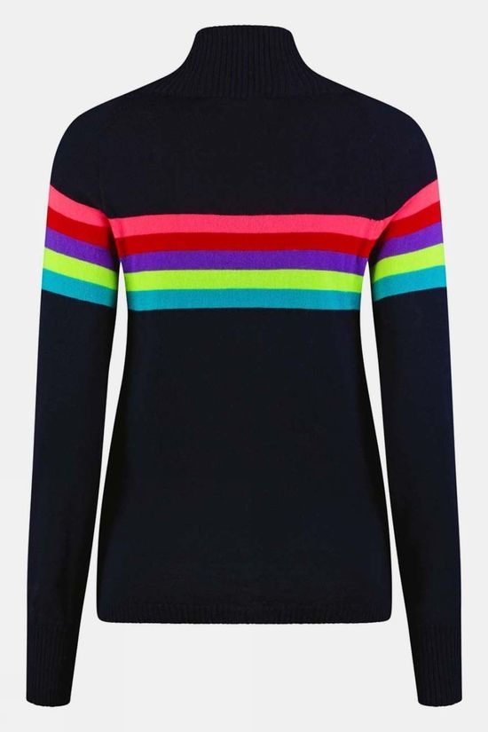 Womens Rainbow Merino Midlayer Top