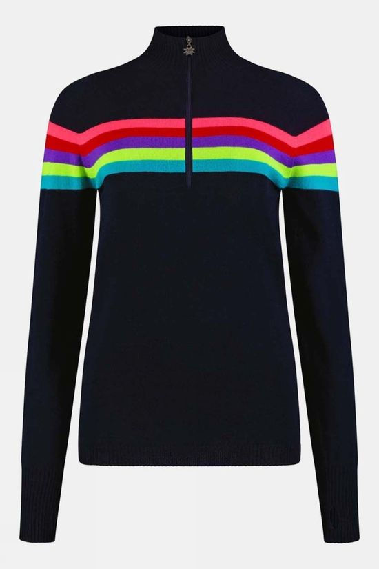 Womens Rainbow Merino Midlayer Top