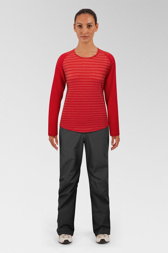 Womens Redline Long Sleeve T-Shirt