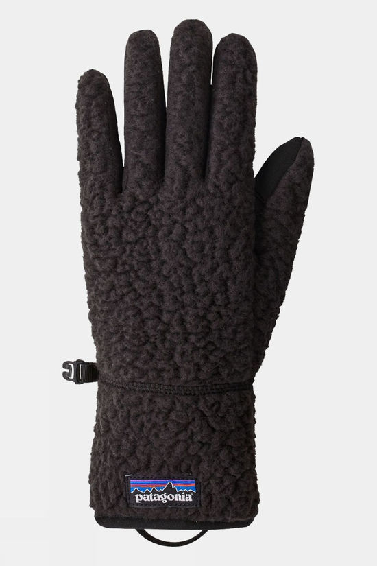Womens Retro Pile Fleece Gloves