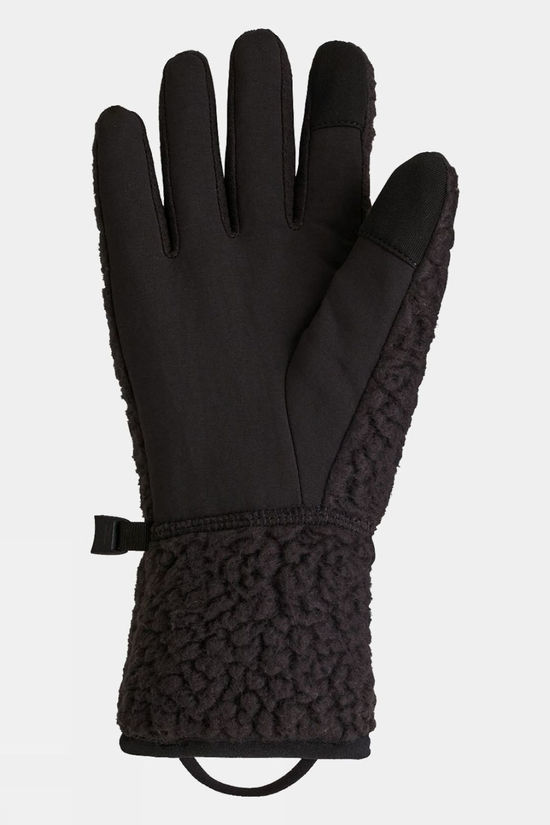 Womens Retro Pile Fleece Gloves