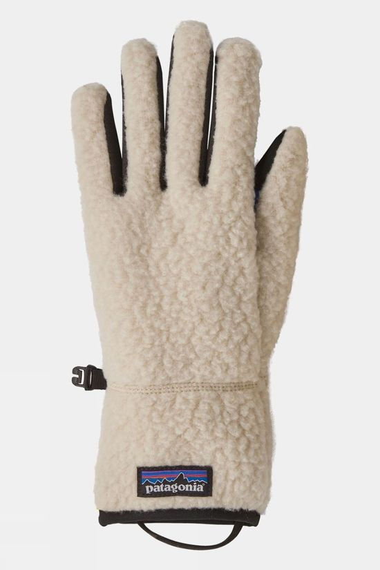 Womens Retro Pile Fleece Gloves