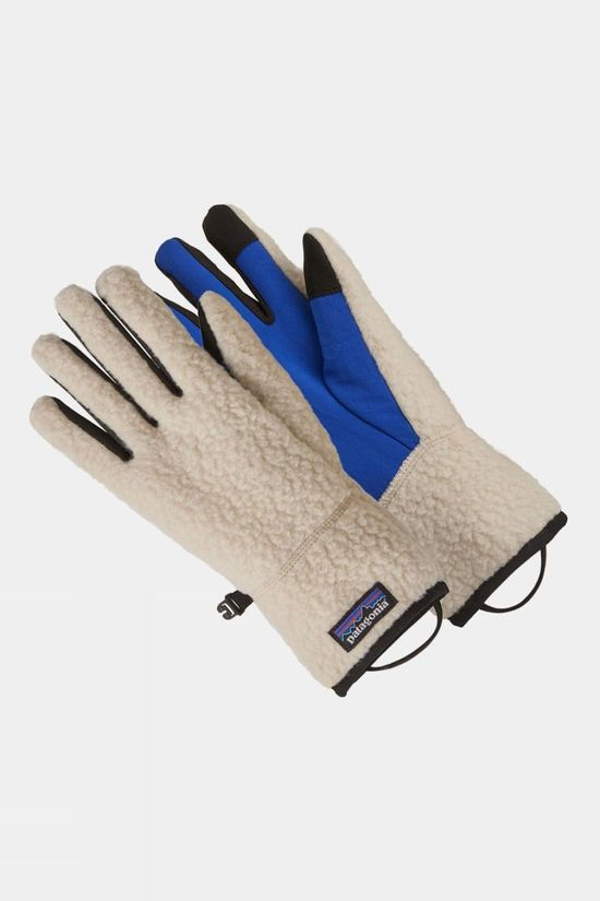 Womens Retro Pile Fleece Gloves