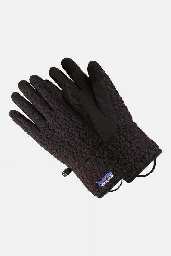 Womens Retro Pile Fleece Gloves