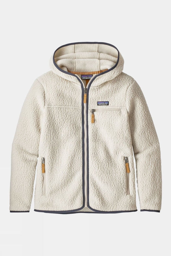 Womens Retro Pile Hoodie Fleece Jacket