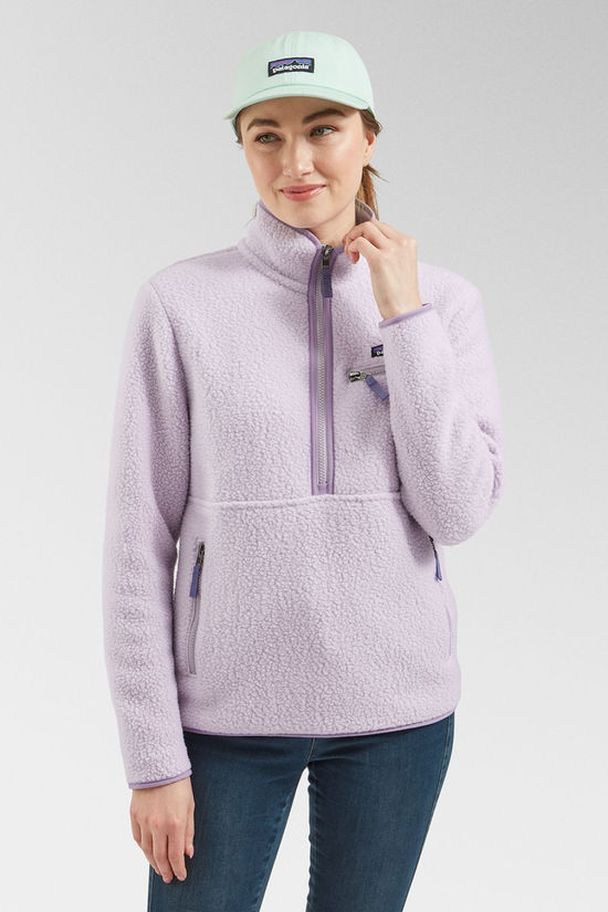 Womens Retro Pile Marsupial Fleece