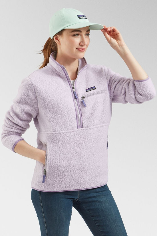 Womens Retro Pile Marsupial Fleece