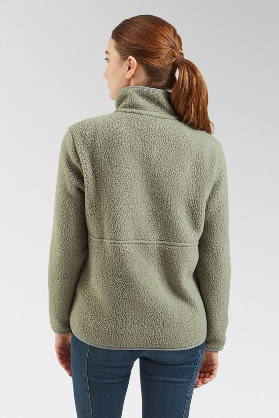 Womens Retro Pile Marsupial Fleece