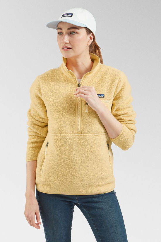 Womens Retro Pile Marsupial Fleece