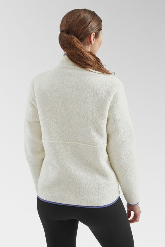 Womens Retro Pile Marsupial Fleece