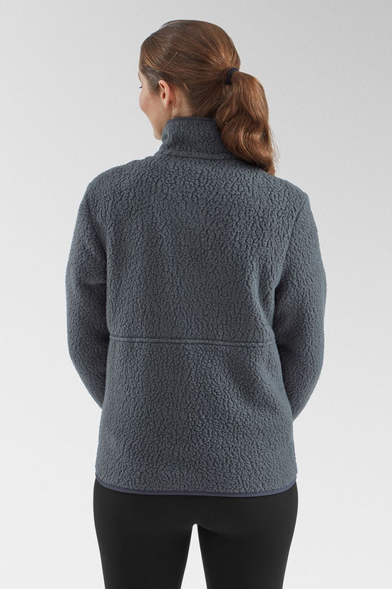 Womens Retro Pile Marsupial Fleece