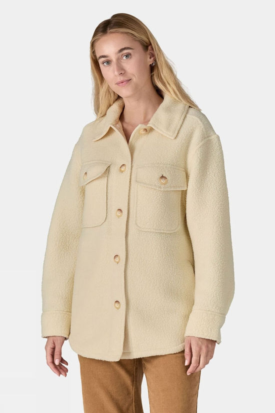 Womens Retro Pile Shacket