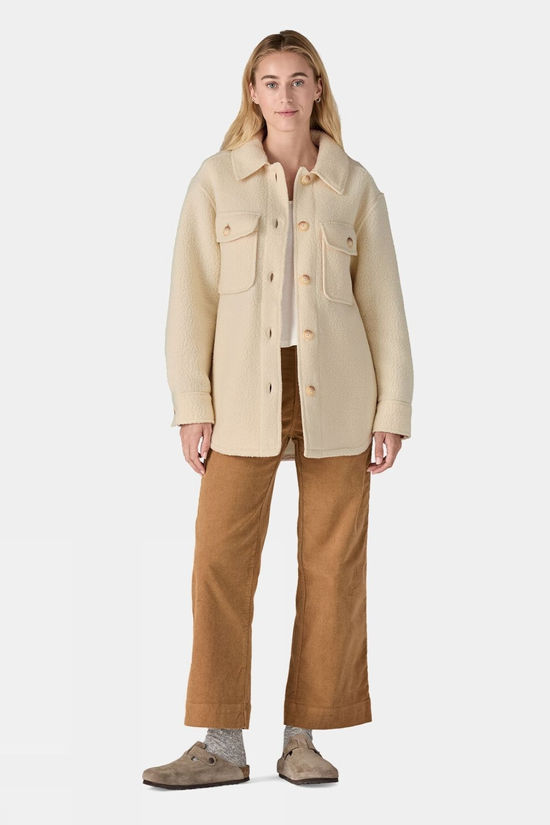 Womens Retro Pile Shacket