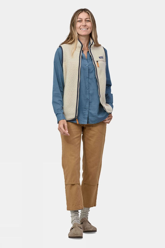 Womens Retro Pile Vest