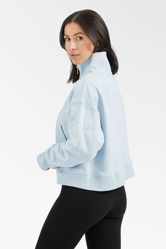 Womens Rhianna Quarter Zip Sweater