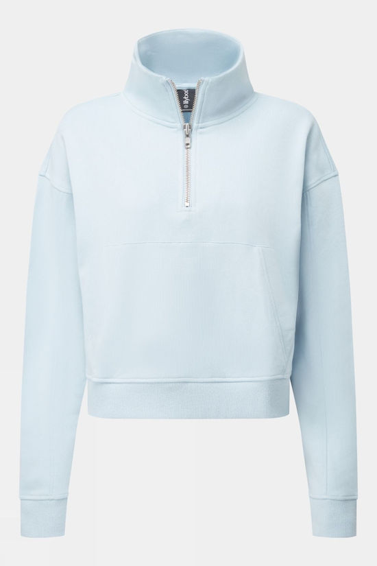 Womens Rhianna Quarter Zip Sweater